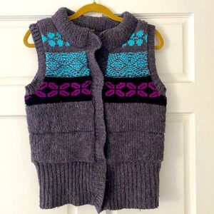 Free People wool button down vest